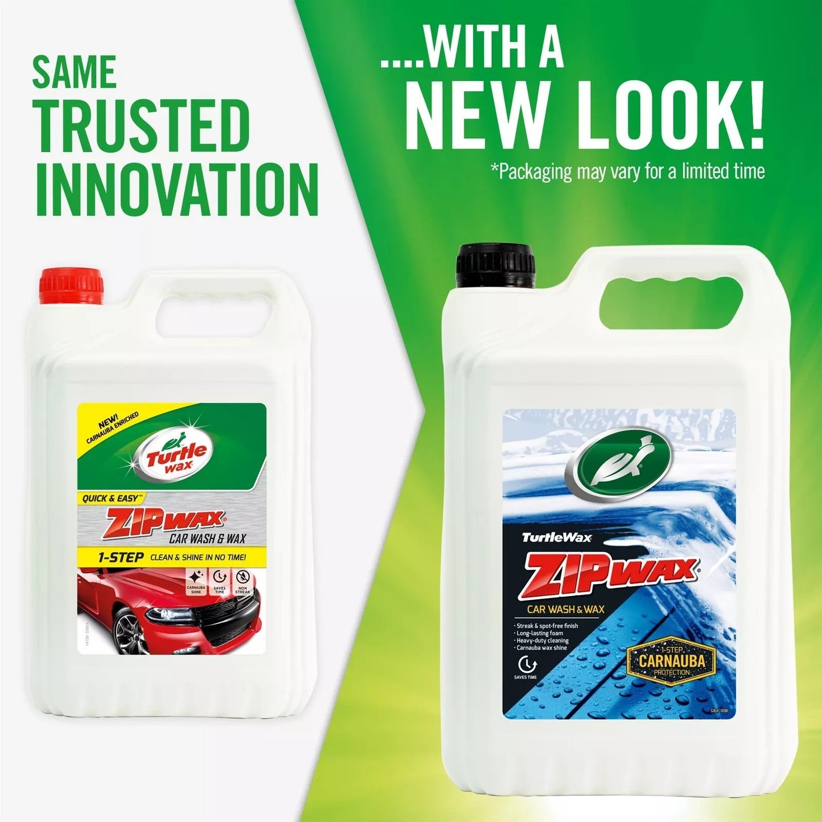 Turtle Wax Zip Super Concentrated Car Wash Shampoo & Wax Cleaning 2.5 Litre