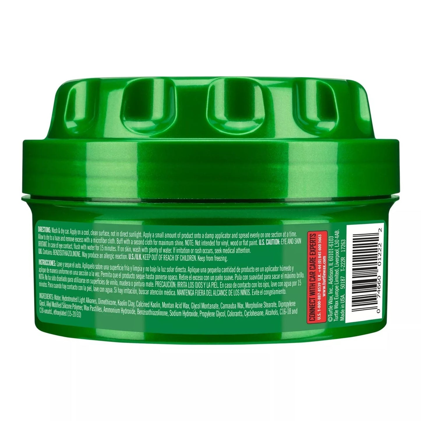 Turtle Wax 50187 Super Hard Shell Finish Paste Wax 14oz