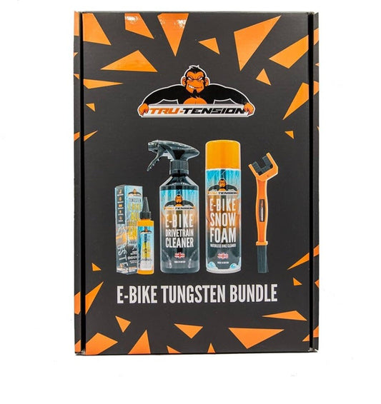 Tru-Tension | E-Bike Cleaning/ Care  Bundle | 4 Piece Bicycle Clean & Lube Kit