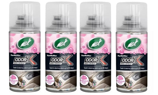 4X Turtle Wax Odor-X Whole Car Sweet  BUBBLEGUM, Scent Fogger Lasts 30 Days