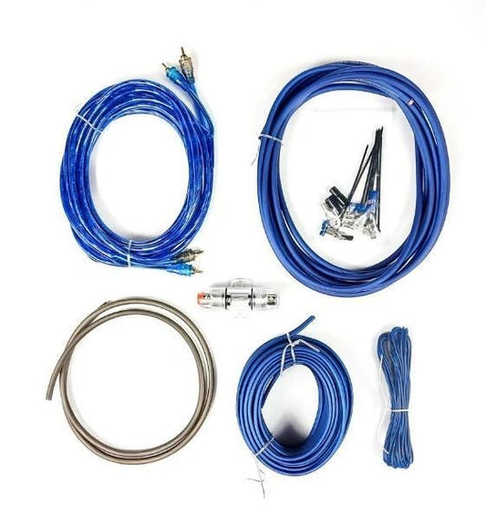 CELSUS CNK8 8 AWG 1200W AMP/AMPLIFIER WIRING KIT 8 GAUGE POWER CABLE + FUSE