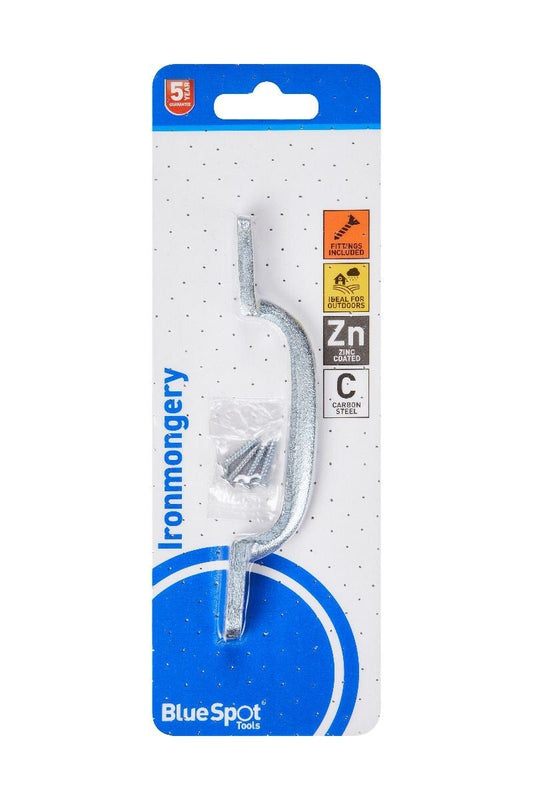 Blue Spot Tools Ironmongery 150mm Zinc Plated Hot Bed Handle bsp78078