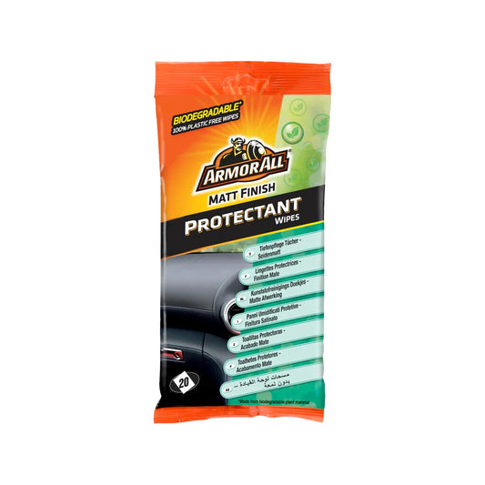 Armorall Car Interior Dashboard Cleaner Protector Wipes (20) - Matt Finish