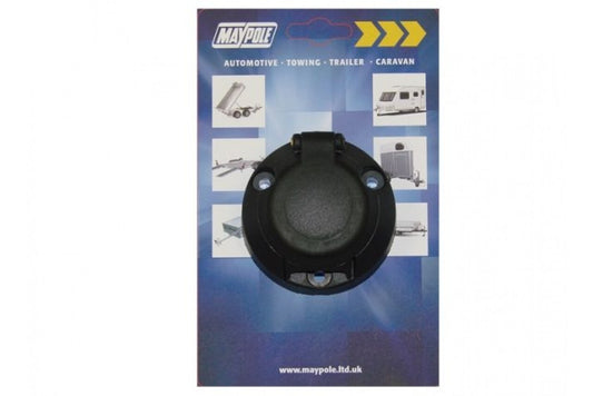 7 PIN PLASTIC SOCKET N TYPE ELECTRICS PLUG CARAVAN TRAILER WIRING 12V MP23