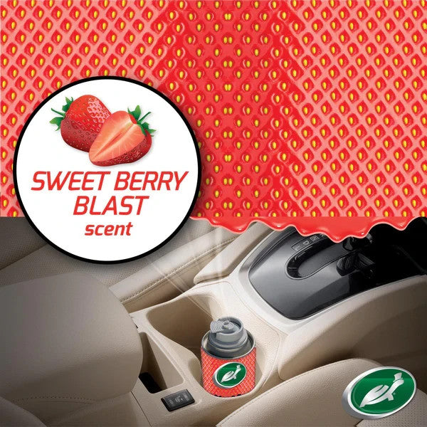 2x Turtle Wax Odor-X Whole Car Sweet  Berry Blast, Scent Fogger Lasts 30 Days