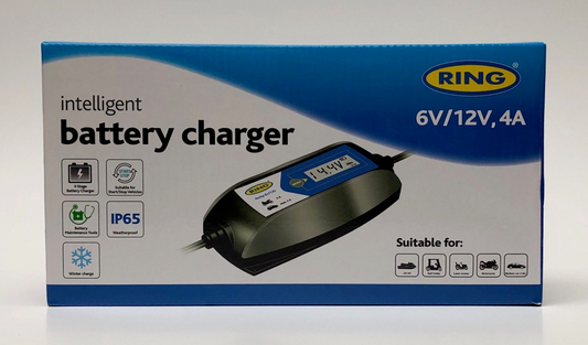 Ring 6V/12V intelligent Car Battery Charger - rsc404