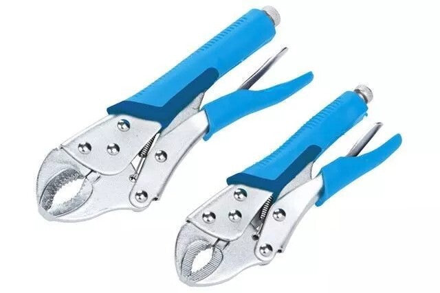 Blue Spot Tools - 2 Pce Soft Grip Non-Slip Locking Pliers 06530