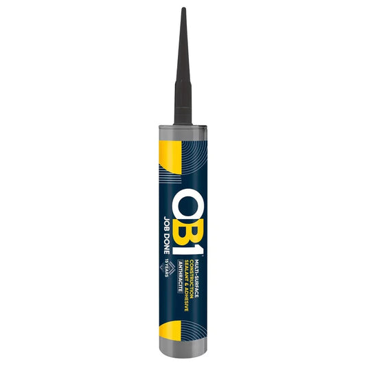 Bostik OB1 Hybrid  Anthracite, Construction Grade Sealant & Adhesive Waterproof