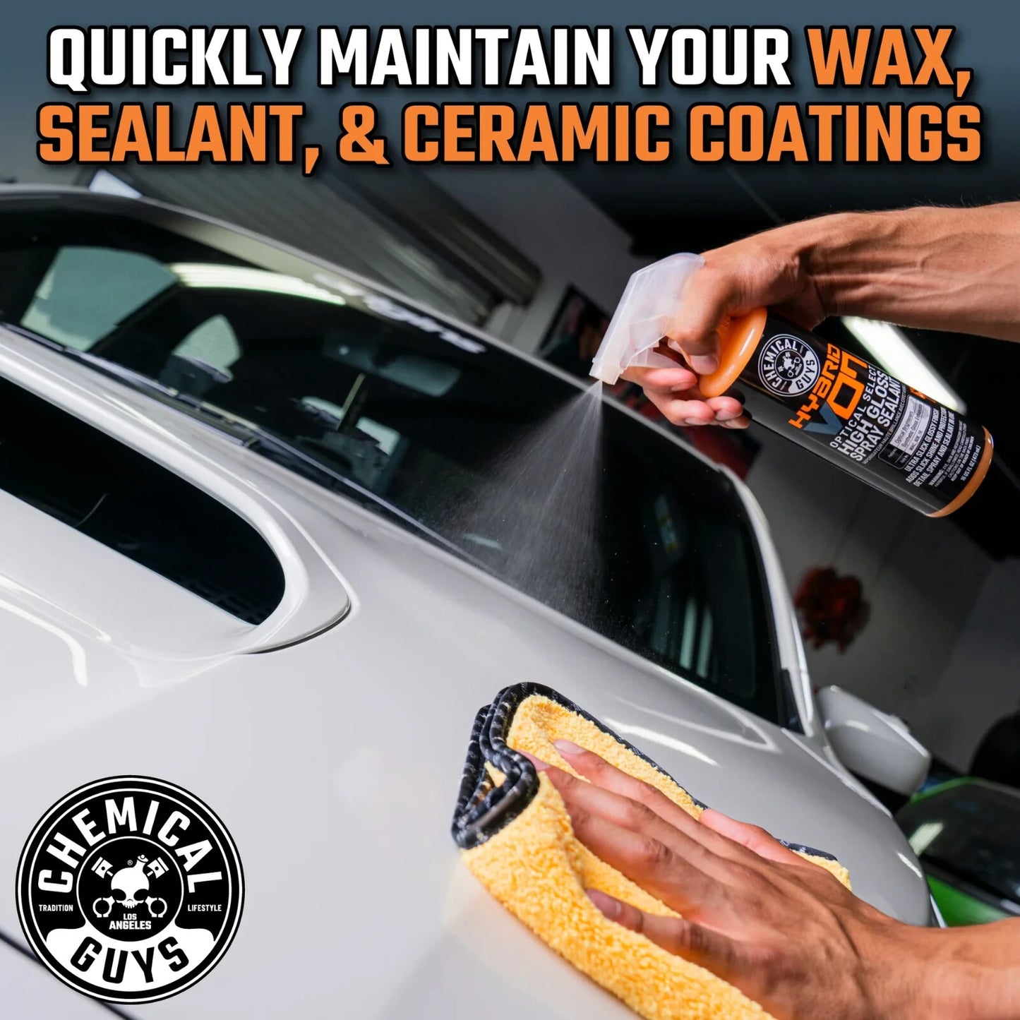 Chemical Guys - Hybrid V07 High Gloss Spray Sealant & Quick Detailer - 16OZ v7