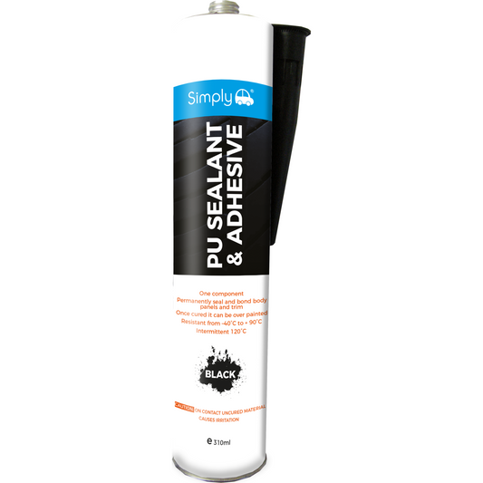 Black PU Sealant Bonding Adhesive Glue Car Seam Sealer Sealant Body Trim 310ml