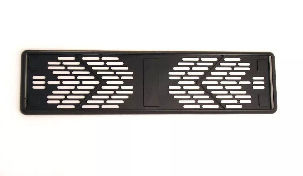 E-Tech Engineering Car/Van Number Plate Holder Black ABS , NP01B