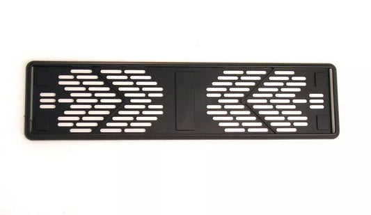 E-Tech Engineering Car/Van Number Plate Holder Black ABS , NP01B