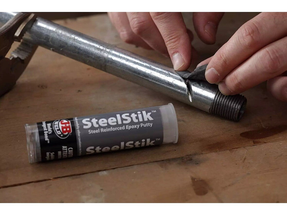 JB Weld SteelStik Steel Stik Iron Copper Brass Aluminium Repair Epoxy Putty Bond