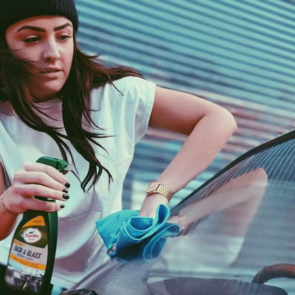 Turtle Wax Dash & Glass Car Window Cleaner Smear Free Dust Free Dash 500ml