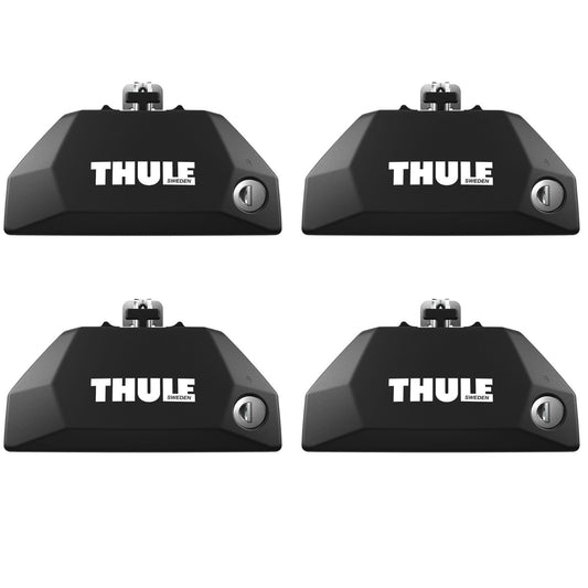 Thule 7106 Evo Foot Pack Flush Closed Rails 710600 - 4 Pack