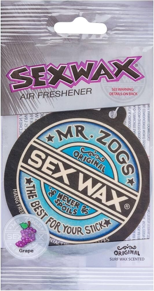 Mr Zogs Sex Wax Air Freshener. 4 Scents Available. Grape