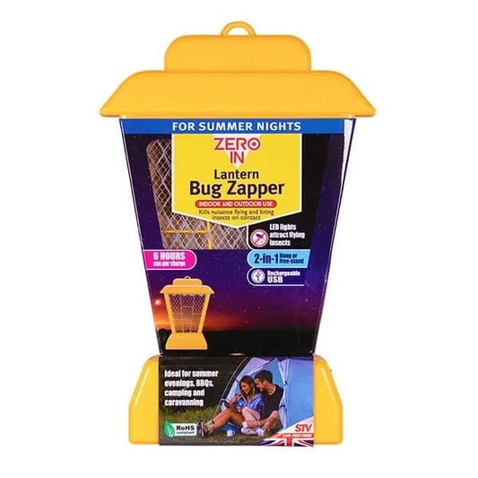 USB, Zero In Zapper Killer Indoor Outdoor Garden BBQ Lantern Bug Flies Insect