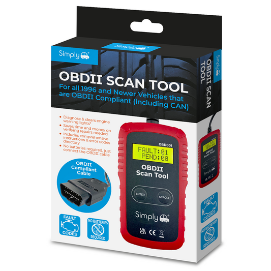 Vehicle Diagnostic Code Reader Car Fault Scan Tool LCD Display OBDII Compliant