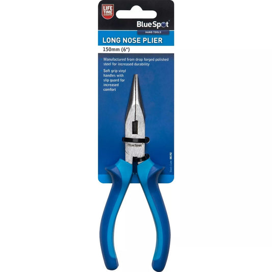 BlueSpot 150mm Long Nose Pliers Needle Pinch Nosed Wire Cutters Tool 6"