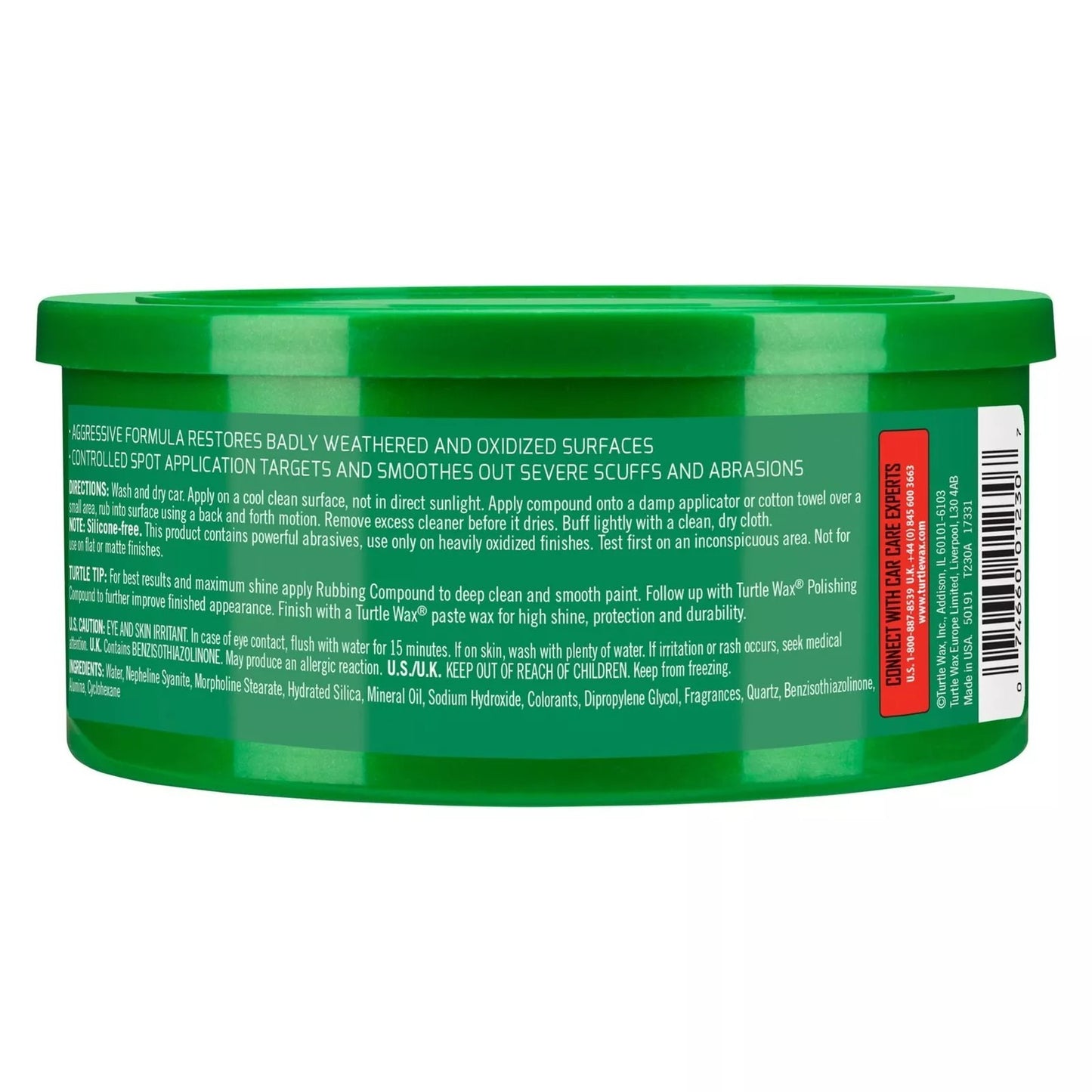 Turtle Wax 50191 Rubbing Compound Polish Heavy Duty Cleaner 298G