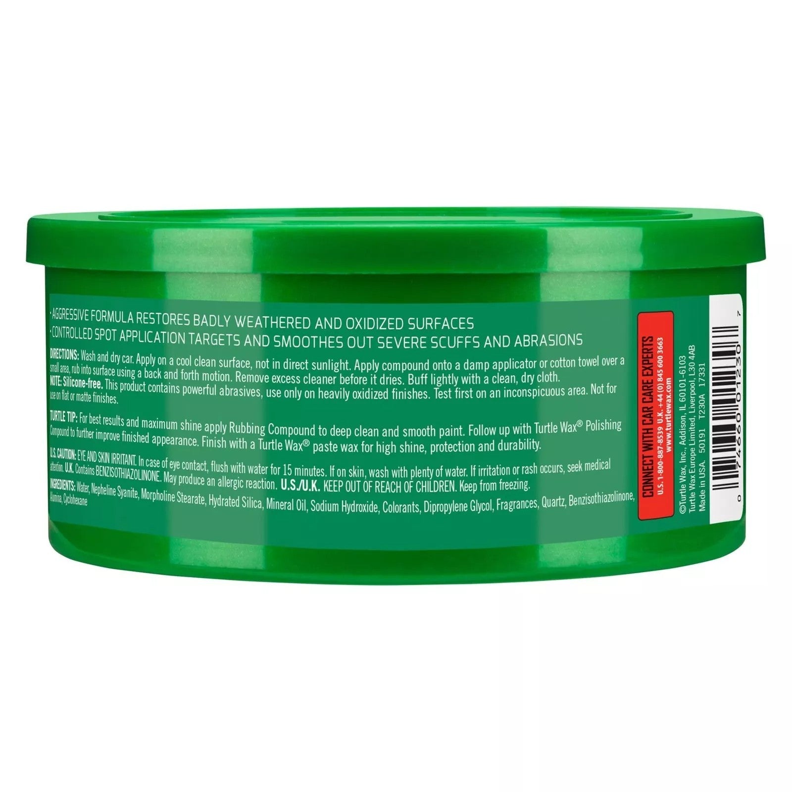 Turtle Wax 50191 Rubbing Compound Polish Heavy Duty Cleaner 298G