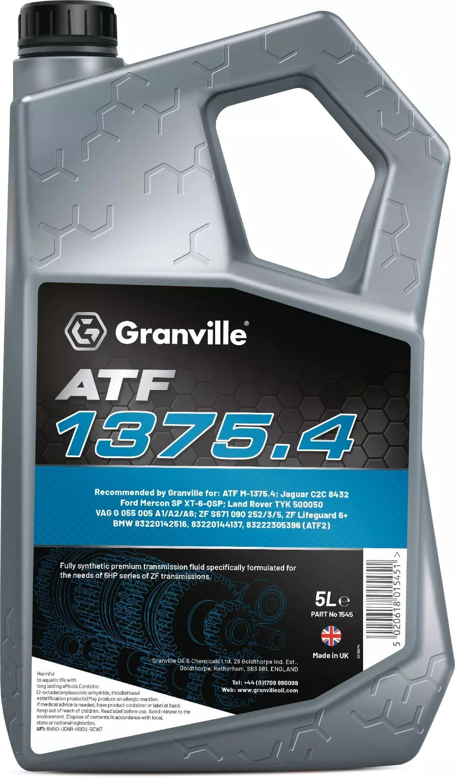 Granville ATF 1375.4 Fully Synthetic Transmission Fluid 6HP Series ZF 5L 1545