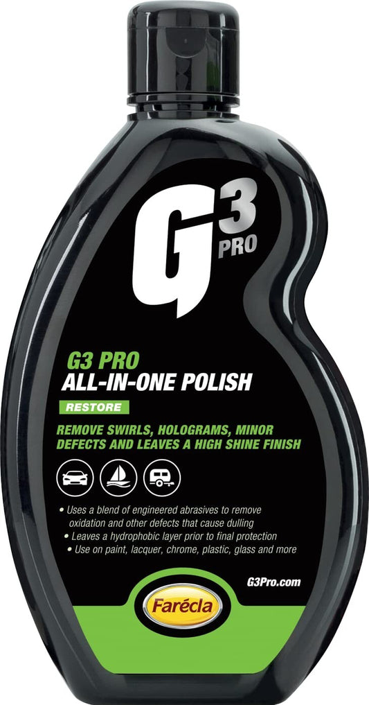 Farecla G3 Pro All-in-One Polish - 500 ml Professional Car Paint Colour Restorer