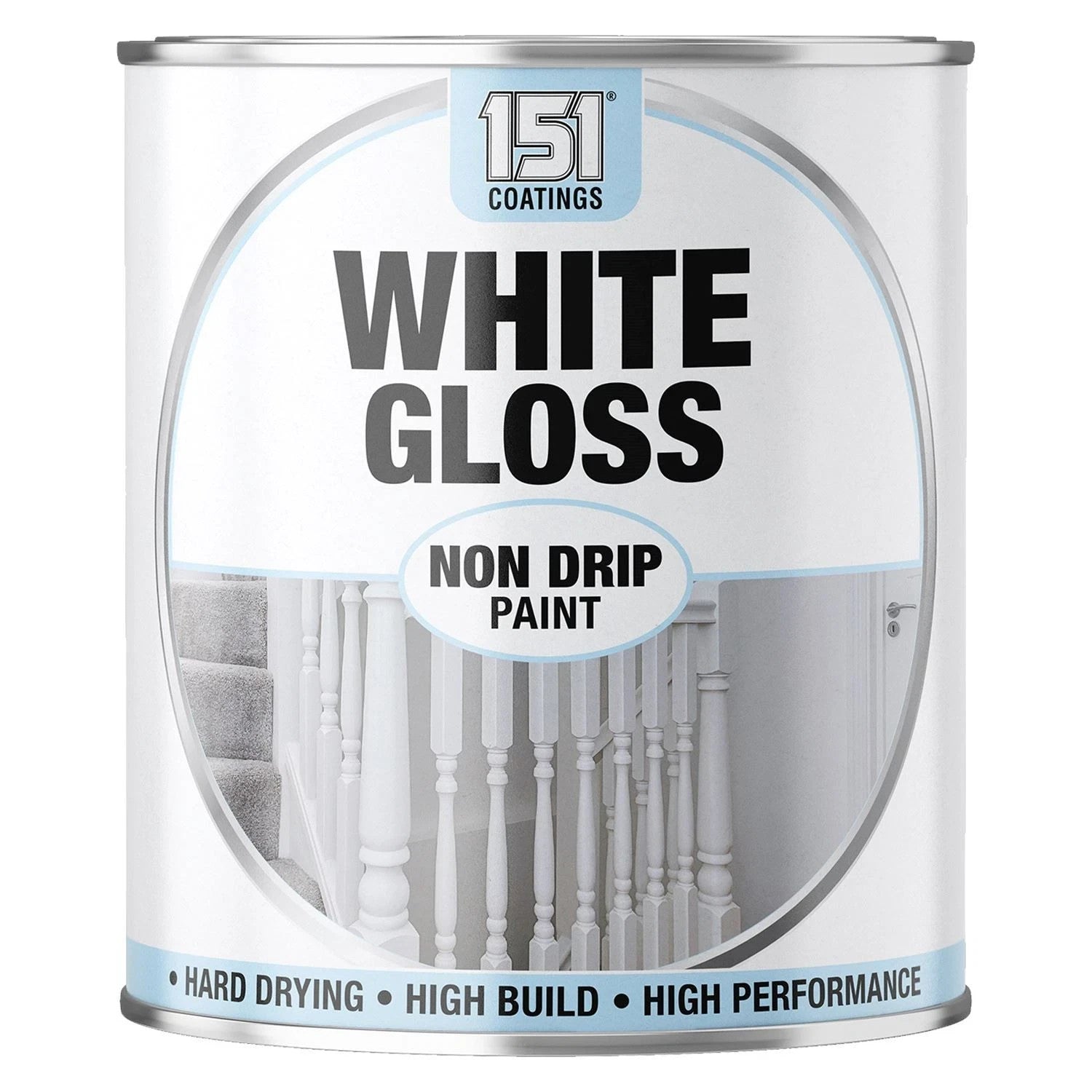 151 White Gloss Non-Drip Paint 300ml Fast Drying Indoor Outdoor