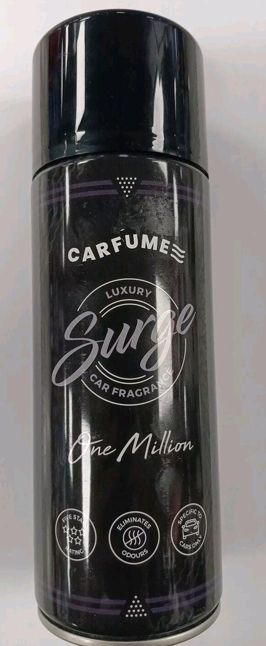 Carfume Surge Blast Can Car Air Freshener Freshner Scent - one million