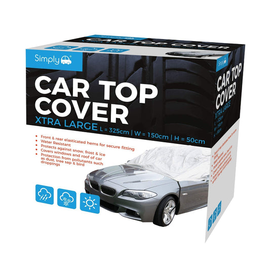 Simply Water Rain UV Sun Frost Resistant Fully Breathable Car Top Cover - XL