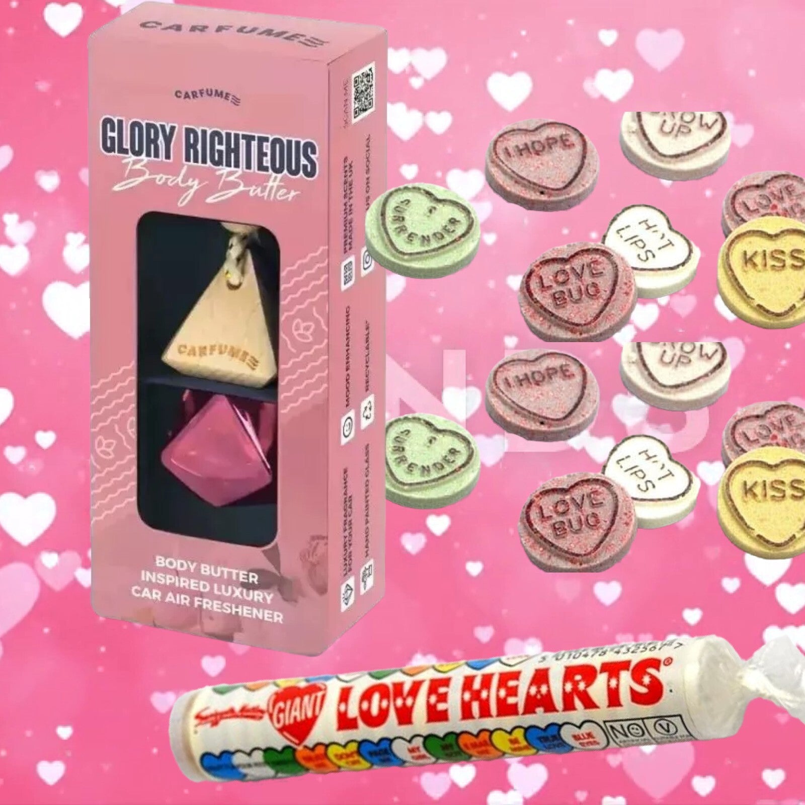 Limited Ed'tn Carfume Glory Righteous gift box Car Air Freshener Diffuser/Spray