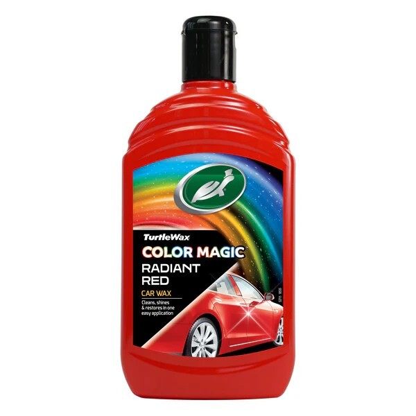 Turtle Wax Color Magic Car Paintwork Polish Restores Scratches Faded 500ml Red