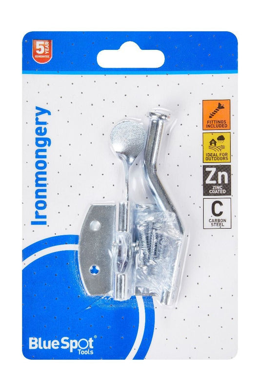 Blue Spot Tools Ironmongery 50mm Zinc Plated Auto Gate Latch bsp78023