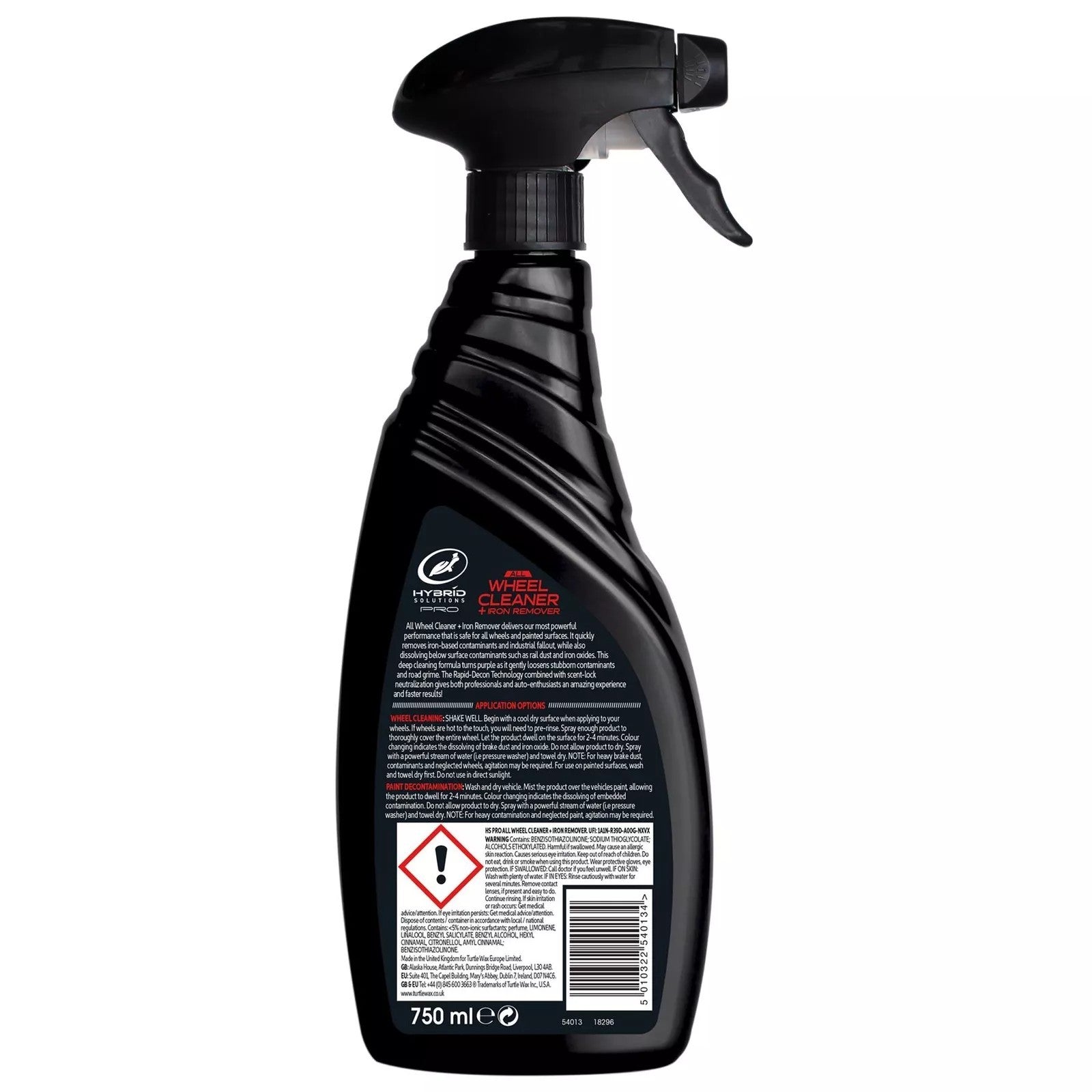 Turtle Wax Pro Rapid Decon Wheel Cleaner 750ml