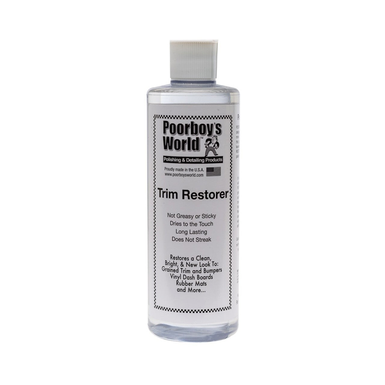 Poorboys World Trim Restorer Car Trim, Bumpers, Vinyl, Rubber and More New Look