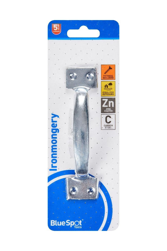 Blue Spot Tools Ironmongery 152mm Zinc Plated Pull Handle bsp78081