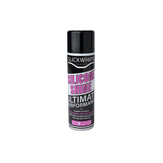 Slickwhips Silicone Shine, Cherry Scented, Motorcycle & Cycle Spray Restorer