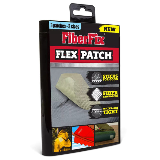 FIBERFIX  FLEX PATCH - 3 SIZES 3 PATCHES,