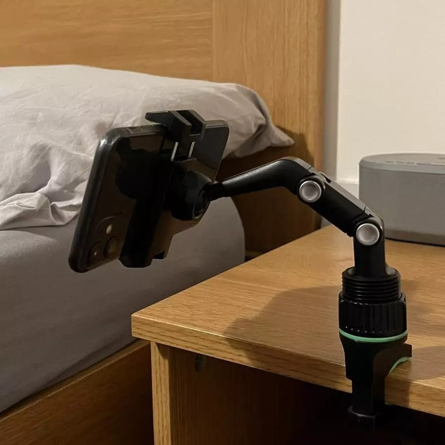 Sakura Rear View Mirror Phone Holder Adjustable 360 Rotatable Universal Clamp