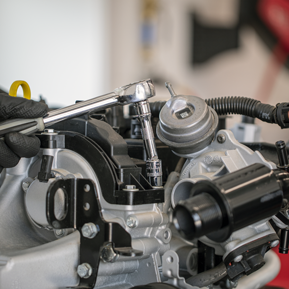 Sealey Wobble Extension Bar Set with Tool Tray 1/4, 3/8, 1/2 Sq Drive