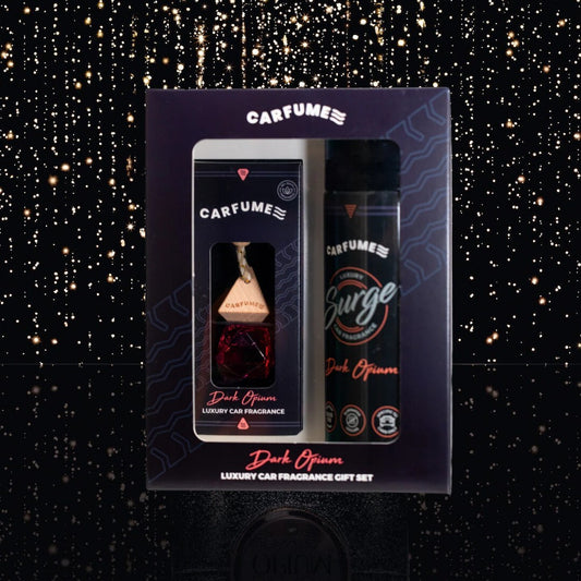 Limited Edition Carfume Dark Opium  Gift Set, Car Air Freshener Diffuser & Spray