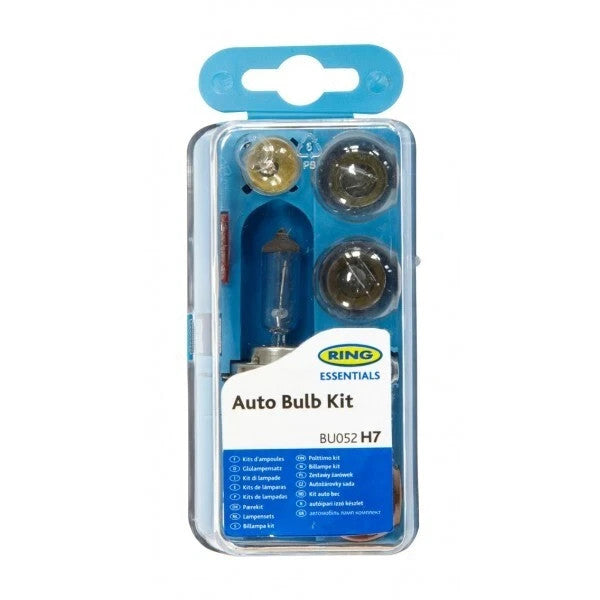 Ring Auto Bulb Headlight Emergency Spare Glovebox Light Fuse Lamp Kit H7 BU052