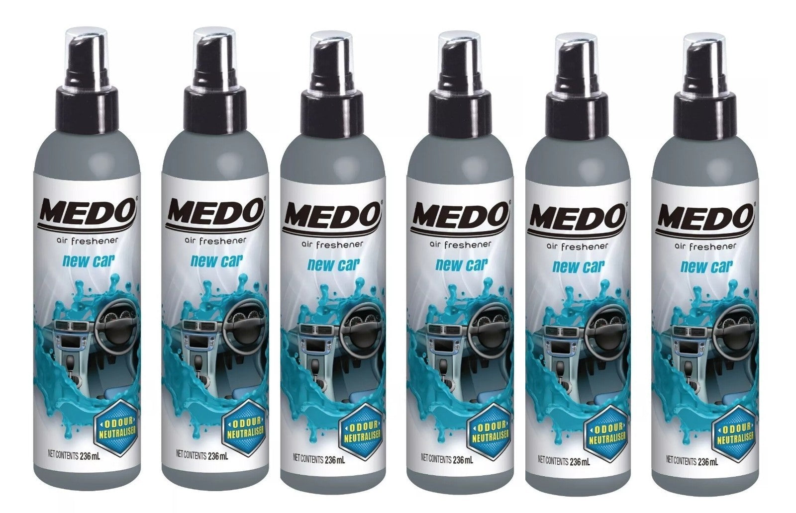 Medo Pump Sprays Odour Neutraliser Car and Home Air Freshener Build a Bundle