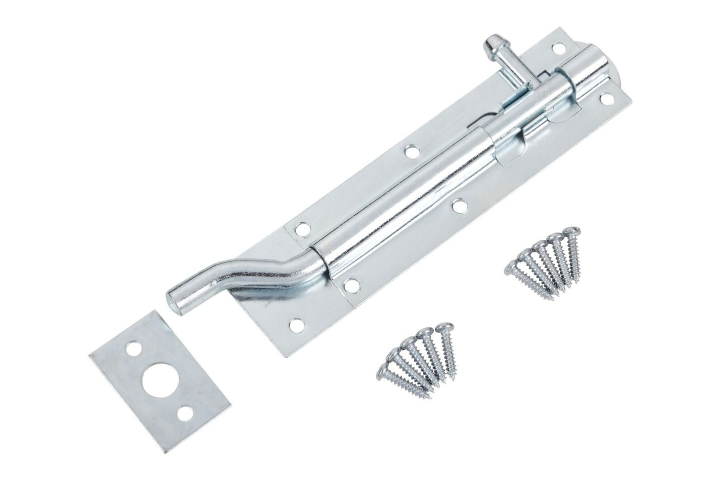 Blue Spot Tools Ironmongery 150mm Zinc Plated Necked Tower Bolt bsp78063