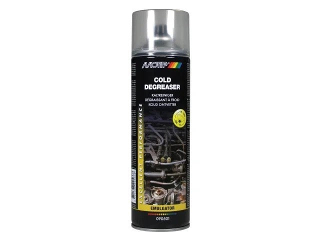Motip Pro Cold Engine Degreaser Spray 500ml, Use when engine is cold