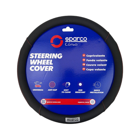 Official Sparco Steering Wheel Cover, Universal fitting, High Quality Material