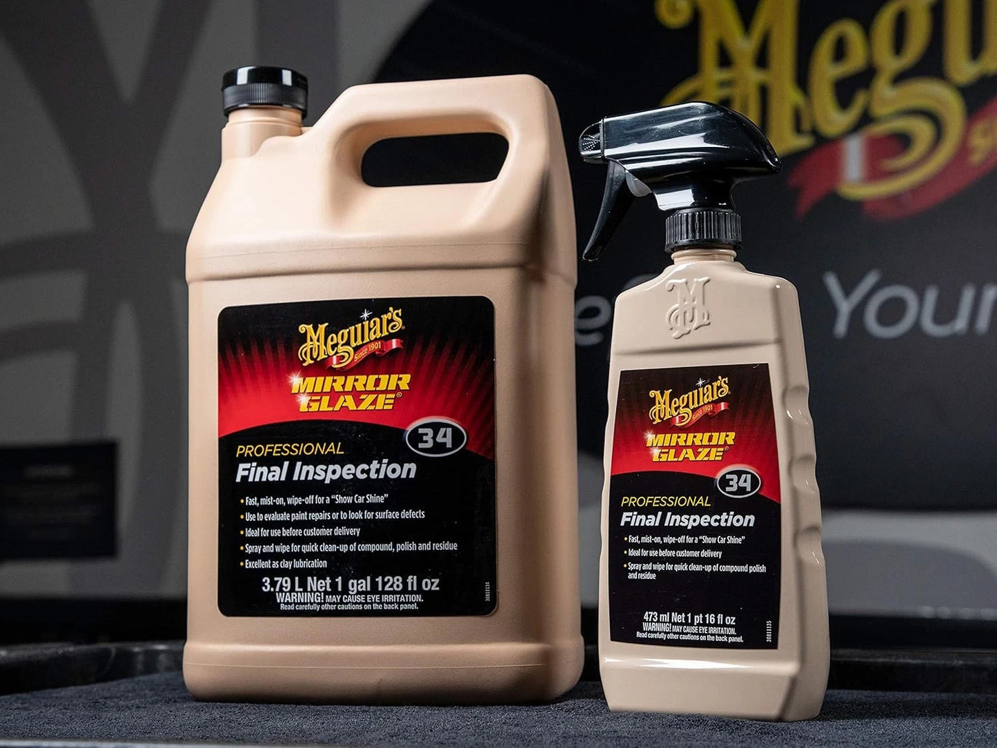 Meguiar'S Mirror Glaze 34 Professional Final Inspection Detailing Spray 3.78L 