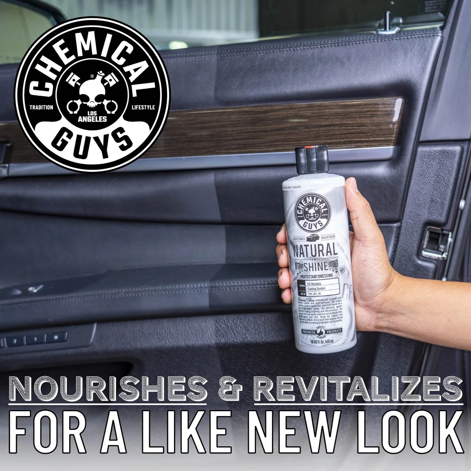 Chemical Guys Natural Shine Satin Shine Dressing (16oz/ 473ml)
