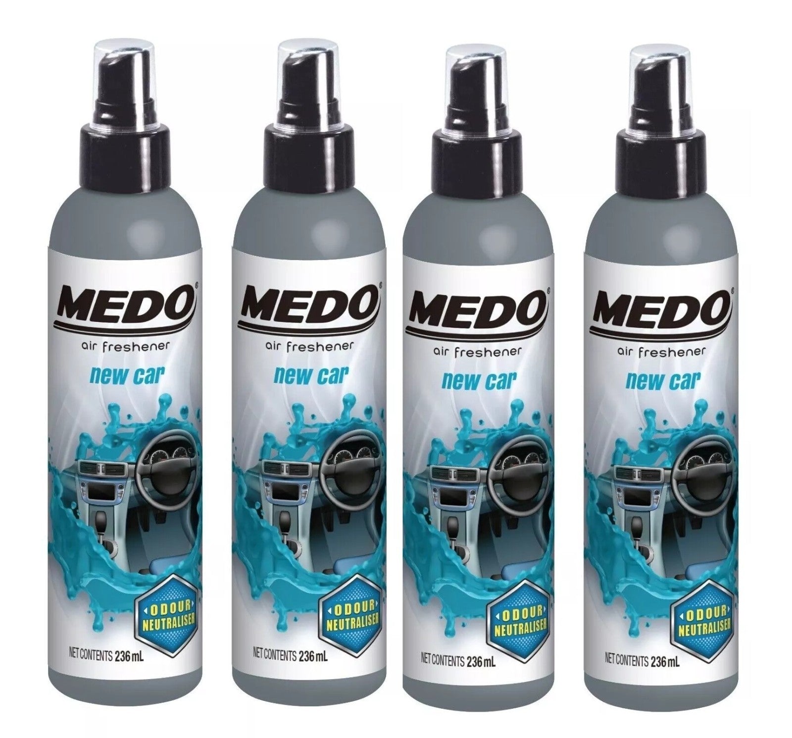 Medo Pump Sprays Odour Neutraliser Car and Home Air Freshener Build a Bundle