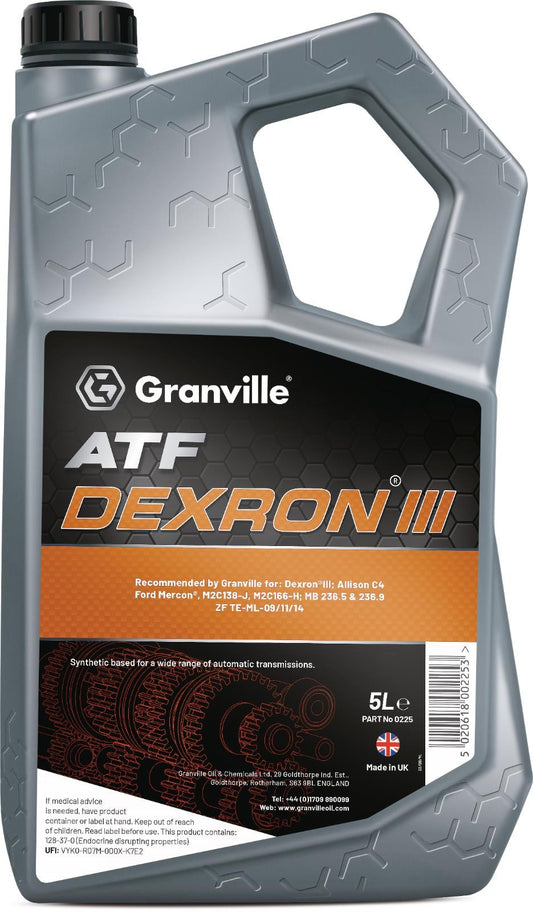 Granville  ATF Dexron III Automatic Transmission Fluid 5 Litre Single 0225
